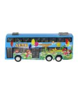 Коллекционная металлическая модель «Двухэтажный экскурсионный автобус – Дети» ТехноПарк