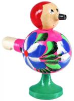 Деревянная свистулька "Птичка", детская музыкальная игрушка, русский народный духовой инструмент
