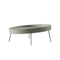 Кофейные столики в стиле COIN cocktail table by Roche Bobois (зеленый низкий 80*42 см)