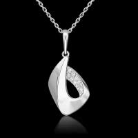 Подвеска PLATINA jewelry из серебра 925 пробы с фианитом (недрагоценные вставки)