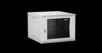 Шкаф сетевой настенный разборный 19" TLK TWI-126045-R-G-GY 12U, 600*569*450 мм, стекл. дверь, серый