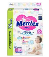 Подгузники Merries 3/M (6-11 кг) <уп. 76 шт>