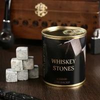 Набор камней для виски "Whiskey stones", в консервной банке, 9 шт