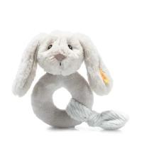 Погремушка Steiff Soft Cuddly Friends Hoppie rabbit grip toy with rattle ( Штайф Мягкие приятные друзья кролик Хоппи 14 см)