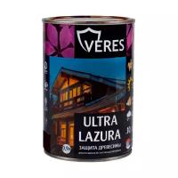 Декоративная пропитка для дерева Veres Ultra Lazura №9, глянцевая, 0,9 л, палисандр