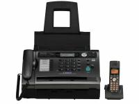 Лазерный факс с радиотрубкой Panasonic KX-FLC413RU черный