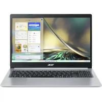 Ноутбук Acer A515-45-R80E 15 Ryzen 5 5500U 8Gb SSD256Gb AMD Radeon Graphics 15.6 IPS FHD 1920x1080 noOS silver русская клавиатура, NX.A84ER.00Y