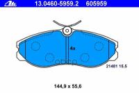 Колодки Тормозные Дисковые Передн, Ford: Maverick 2.4 I/2.4 I/2.7 Td 93-98 Nissan: Serena 1.6 16V/2.0 16V/2.0 D/2.3 D 92-01