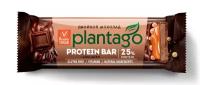 Батончик Plantago с высоким содержанием белка глазированный CRUNCH Двойной шоколад 25% протеина с коллагеном и витаминным комплексом