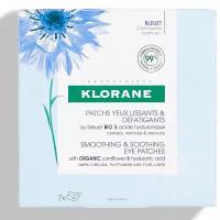 Klorane Eye Care Range Патчи для контура глаз с органическим экстрактом Василька и гиалуроновой кислотой 2шт №7