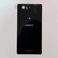 Задняя крышка для телефона Sony Xperia Z3 Compact / D5803 / D5833 / SO-02G, цвет чёрный, крышка АКБ