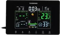 Погодная станция SunWind SW-WSH160-Color черная