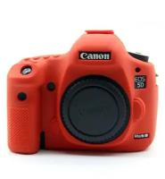 Силиконовый чехол CameraCase для Canon 5D Mark III красный (050)