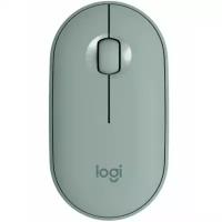 Мышка офисная Logitech M350 Pebble (зеленый)