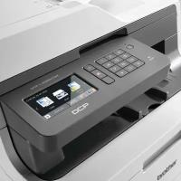 МФУ Brother DCP-L3550CDW белый/серый (dcpl3550cdwyj1)