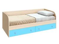 Детская кровать РВ Мебель Детская кровать ODNOYAR-1 Синий,Без подушек