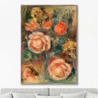 Репродукция картины на холсте Bouquet de roses, 1900г. Размер картины: 75х105см