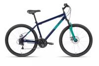 Велосипед 26 FORWARD ALTAIR MTB HT 2.0 (DISK) (21-ск.) 2022 (рама 19) темный/синий/бирюзовый