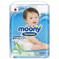 Подгузники-трусики MOONY (Муни) 5-10 кг 58 шт