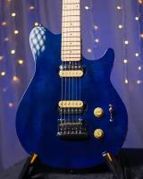 STERLING AX3FM-NBL-M1 электрогитара Axis, цвет Flame Maple Neptune Blue
