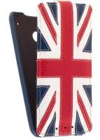 Кожаный чехол для HTC One M7 Melkco Premium Leather Case - Craft Edition Jacka Type - The Nations Britain