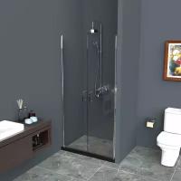 Душевая дверь в нишу Belbagno UNO-B-2-100-P-Cr