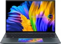 ASUS UX5400EG-KN193T Touch +Sleeve+cable 14"(2880x1800 OLED 16:10)/Touch/Intel Core i5 1135G7(2.4Ghz)/8192Mb/512SSD+32 OptaneGb/noDVD/Ext:nVidia GeForce MX450(2048Mb)/Cam/BT/WiFi/war 1y/1.4kg/Pine Grey/W10 + ScreenPad 2.0