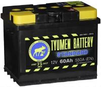 Аккумулятор автомобильный TYUMEN BATTERY STANDARD 60 А/ч 550 А обр. пол. Евро авто (242x175x190)