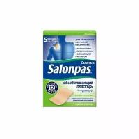 Пластырь обезболивающий Salonpas/Салонпас 7см х 10см 5 шт