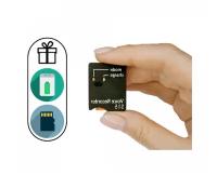 Диктофон с функцией VOX с активацией голосом Сорока 15.3 (MicroSD) (N6930EU) + подарки (SD карта 32ГБ и Powerbank 10000 mAh) (VOX, циклическая запис