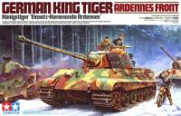 35252 Tamiya Немецкий танк King Tiger, 1944г с 88мм пушкой. Арденнский фронт. Масштаб 1/35