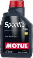 Синтетическое моторное масло Motul Specific 913D 5W30, 1 л