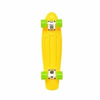 Лонгборд PLASTICK BOARD YELLOW 2021 (лонгборд PLASTICK BOARD YELLOW 2021 YELLOW 22")