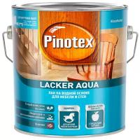 Пинотекс Аква лак для мебели и стен матовый (2,7л) / PINOTEX Lacker Aqua 10 лак на водной основе для мебели и стен матовый (2,7л)