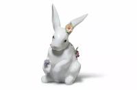 Фигурка Lladro Сидящий кролик 9x14 см, фарфор