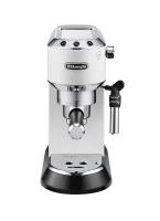 Кофемашина DeLonghi, кофеварка рожковая, кофемашина с капучинатором белого цвета