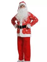 Карнавальный костюм "Санта Клаус", ткань-плюш (размер: M)