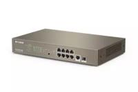 Коммутатор IP-COM 8-Port10/100Mbps+2 Gigabit Desktop Switch With 8-Port PoE