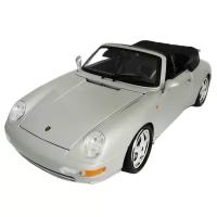 Porsche 911 Carrera Cabriolet 1:18 коллекционная металлическая модель Bburago 18-12039 silver