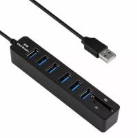 USB HUB COMBO 2 в1 USB на 4 порта + cardreader модель 6+1