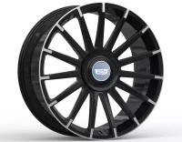 Forged Verdi 22x9j 6x139.7 Et28 Dia78.1 Gloss Black With Machined Tips