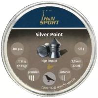 Пульки Hn Silverpoint 5,5 Мм (200 Шт) Pb395 H&n