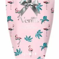 Gillette Venus/Жиллетт набор Бритва с 1 смен. кассетой + гель д/ бритья Satin Care д/чувст. к. 75мл