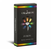 Цветные контактные линзы OKVision Fusion Violet 2, -6.50, 8.6