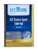 масло моторное gt oil gt extra synt 5w-40 синтетическое 4 л 8809059407417