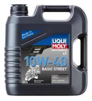 Моторное масло 4-х тактное Liqui Moly Motorbike Basic Street 10W-40 4 л