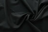 Ткань шерстяной жаккард черного цвета