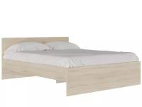 Двуспальная кровать НК-Мебель НИКОЛЬ кровать Светлое дерево,1400 Х 2000 мм, С основанием