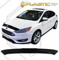 Дефлектор капота для Ford Focus III седан 2015-н.в. Classic черный