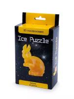 3D головоломка Ice puzzle Кролик золотой, Crystal Puzzle